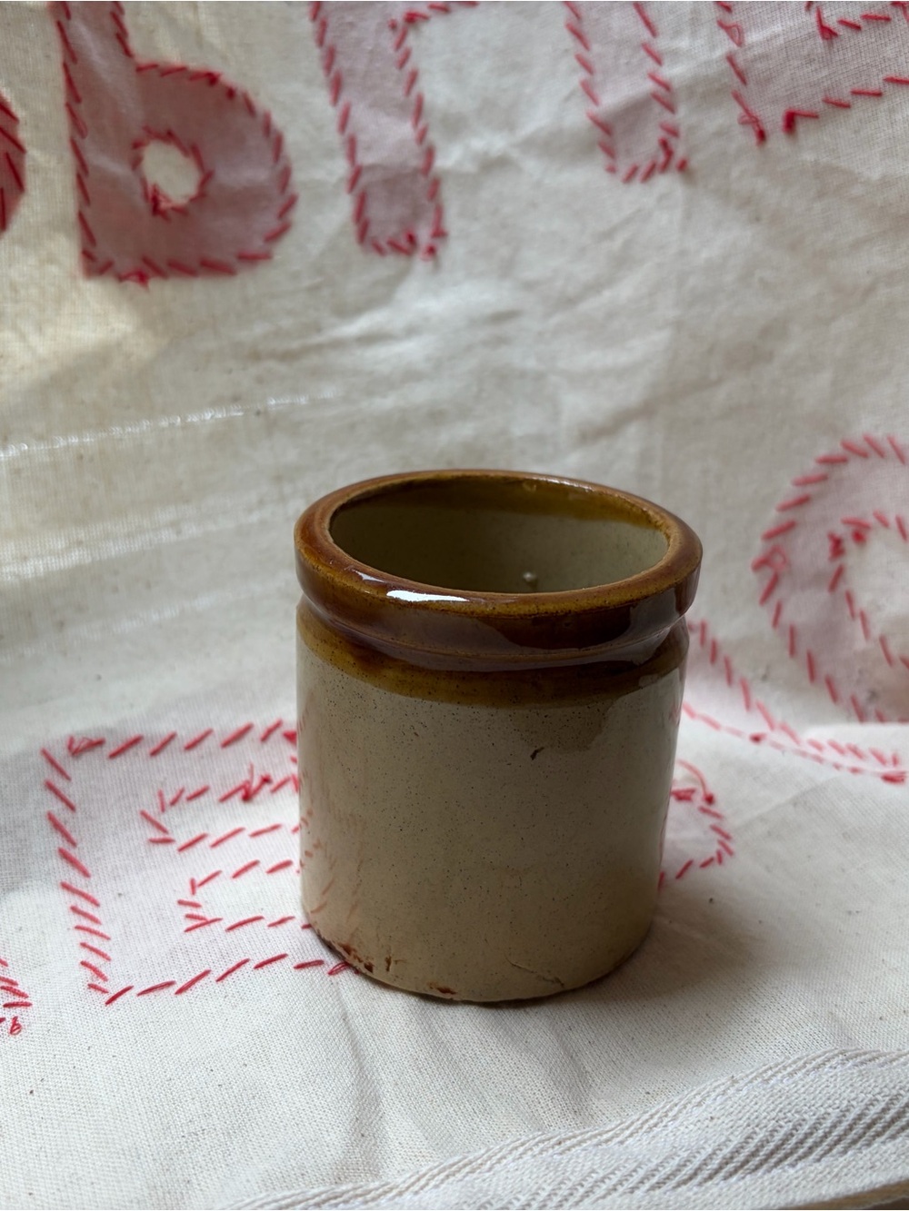 Vintage Mini Crock Pot Moira Pottery England